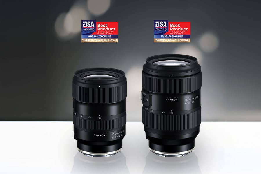 TAMRON 16-30mm F/2.8 Di III VXD G2 és 35-100mm F/2.8 Di III VXD – EISA Award 2026–2027